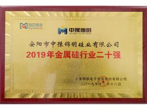 2019年金屬硅行業(yè)20強(qiáng)